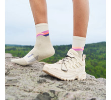 Feetures TRAIL MAX CUSHION MINI CREW LÖPARSTRUMPA Flerfärgad