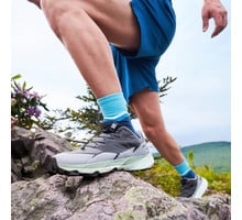 Feetures TRAIL MAX CUSHION MINI CREW LÖPARSTRUMPA Blå