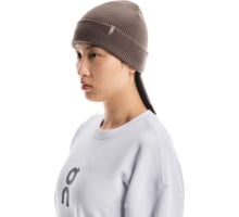 ON MERINO BEANIE LÖPARMÖSSA Beige