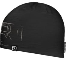 Ortovox 120 TEC LOGO BEANIE LÖPARMÖSSA Svart