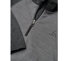 Odlo Performance Wool 150 Base Layer Half Zip LÖPARTRÖJA Grå