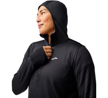 Brooks NOTCH THERMAL HOODIE 3.0 LÖPARTRÖJA Svart