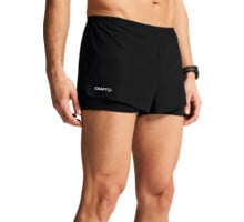 Craft RACE DAY SPLIT SHORTS LÖPARSHORTS Svart