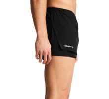 Craft RACE DAY SPLIT SHORTS LÖPARSHORTS Svart