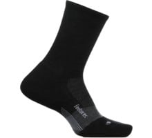 Feetures MERINO 10 ULTRA LIGHT MINI CREW LÖPARSTRUMPOR Svart