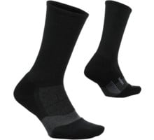 Feetures MERINO 10 ULTRA LIGHT MINI CREW LÖPARSTRUMPOR Svart