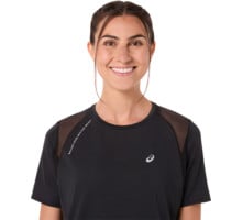 Asics ROAD SS LÖPARTSHIRT Svart