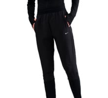 Nike SWIFT WOMENS DRI-FIT MID-RISE LÖPARBYXOR Svart