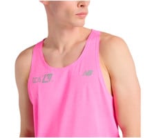 New Balance LONDON MARATHON ATHLETICS SINGLET LÖPARLINNE Rosa