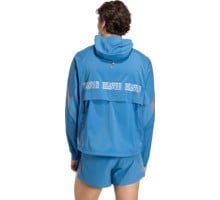 adidas ADIZERO HE JK LÖPARJACKA Blå