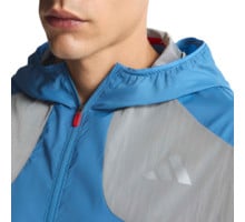 adidas ADIZERO HE JK LÖPARJACKA Blå