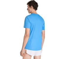 adidas ADIZERO ESSENTIAL LÖPARTSHIRT Blå