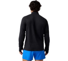 Brooks DASH 1/4 ZIP 3.0 LÖPARTRÖJA Svart