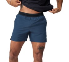 Brooks DASH 2-IN-1 SHORT 6'' LÖPARSHORTS Blå