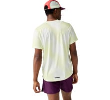 Brooks DASH SHORT SLEEVE PRINTED LÖPARTSHIRT Gul
