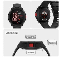 Polar STREET X SPORTKLOCKA Svart