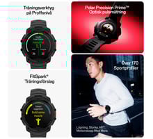 Polar STREET X SPORTKLOCKA Svart