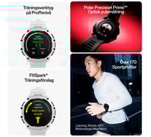 Polar STREET X SPORTKLOCKA Vit