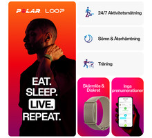 Polar LOOP HÄLSOARMBAND Beige