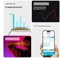 Polar LOOP HÄLSOARMBAND Beige