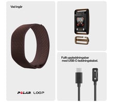 Polar LOOP HÄLSOARMBAND Brun