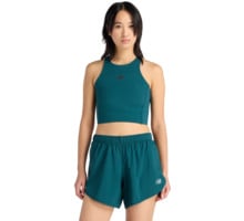 New Balance RC ELITE STORAGE CROP TANK LÖPARLINNE Grön