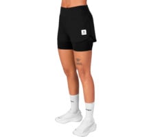 SAYSKY PACE 2 IN 1 3 INCH LÖPARSHORTS Svart