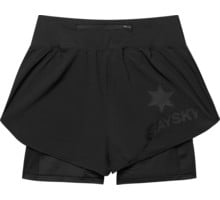 SAYSKY PACE 2 IN 1 3 INCH LÖPARSHORTS Svart