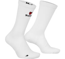 SAYSKY COMBAT HIGH SOCKS LÖPARSTRUMPOR Vit