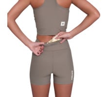 SAYSKY COMBAT+ RIB SHORT TIGHTS 4" LÖPARSHORTS Brun