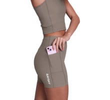 SAYSKY COMBAT+ RIB SHORT TIGHTS 4" LÖPARSHORTS Brun