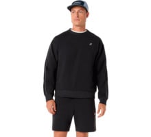 Asics ASICS TRACK CLUB HERITAGE CREW-NECK TOP LÖPARTRÖJA Svart