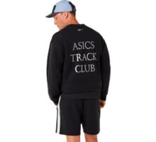 Asics ASICS TRACK CLUB HERITAGE CREW-NECK TOP LÖPARTRÖJA Svart