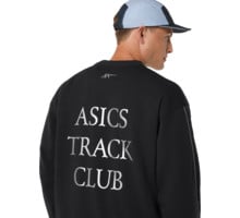 Asics ASICS TRACK CLUB HERITAGE CREW-NECK TOP LÖPARTRÖJA Svart
