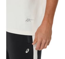 Asics ASICS TRACK CLUB HERITAGE RELAXED TEE LÖPARTSHIRT Beige