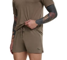 Saucony OUTPACE 3'' SHORT LÖPARSHORTS Brun