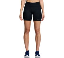 Saucony FORTIFY 6'' SHORT LÖPARSHORTS Svart