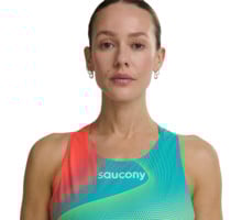 Saucony ENDORPHIN SINGLET LÖPARLINNE Flerfärgad