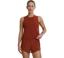 Saucony STOPWATCH CROP TANK LÖPARLINNE Röd