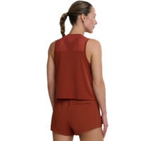 Saucony STOPWATCH CROP TANK LÖPARLINNE Röd