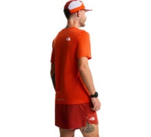 The North Face M SUMMIT HIGH TRAIL SS Löpar T-shirt Röd