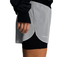 Craft Reflective Shorts W Löparshorts Silver
