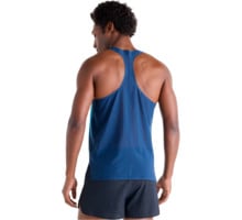 New Balance RACE DAY ULTRA LIGHT PRINTED SINGLET LÖPARLINNE Blå