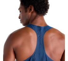 New Balance RACE DAY ULTRA LIGHT PRINTED SINGLET LÖPARLINNE Blå