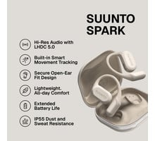 Suunto SPARK SPORTHÖRLURAR Vit