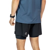 Liiteguard GLU-TECH RUNNING 2IN1 LÖPARSHORTS Svart