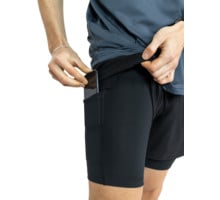 Liiteguard GLU-TECH RUNNING 2IN1 LÖPARSHORTS Svart