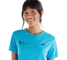 New Balance NYC MARATHON ATHLETICS T-SHIRT Blå