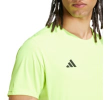 adidas ADIZERO ESSENTIAL LÖPARTSHIRT Grön