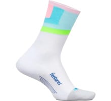 Feetures ELITE LIGHT CUSHION MINI CREW LÖPARSTRUMPOR Flerfärgad